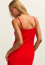 Lexa Sweater Tank Kiss Me Red