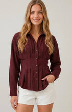 PLEATED SHIRT