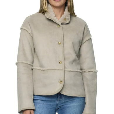 PENNINGTON REVERSIBLE FAUX FUR JACKET