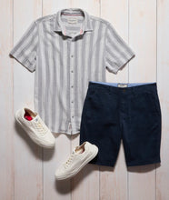 HUTCHINS SS TEXTURED STRIPE SHIRT