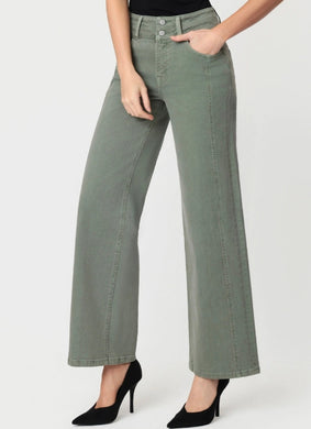 Super High Rise Double Wb 2 Buttons Wide Leg