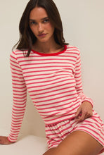 Night In Stripes Ls Top Multi