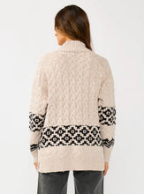 Cable Knit Pocket Cardigan