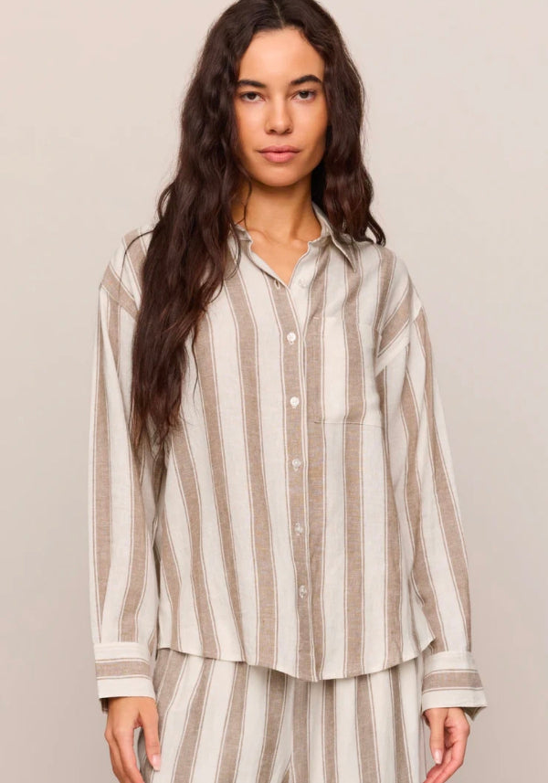 The Perfect Striped Button Up