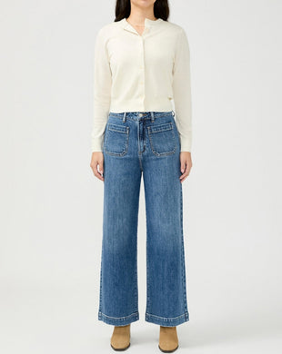 Vintage Ankle Wide Leg Jeans