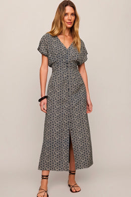 Sanna Iris Floral Midi Dress