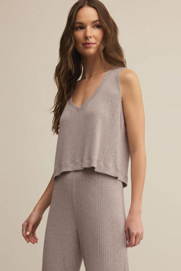 Coastline Rib Pant Slate Grey
