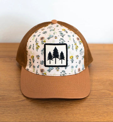 Three Tree Trucker- Floral