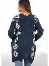 Southwestern Open Front Cardigan