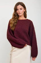 Long Sleeve Fuzzy Knit Pullover Sweater