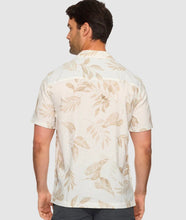 PARSONS SS LEAF PRINT CAMP COLLAR SHIRT