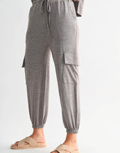 Brushed Hacci Cargo Lounge Jogger Pant Espresso