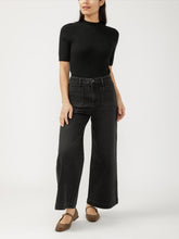 VINTAGE ANKLE WIDE LEG /Ebony