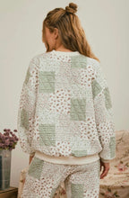 Multi-Floral Patchwork Quilted Lounge Pants