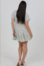 V Neck Smocked Bust Dress