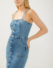 DENIM MIDI DRESS