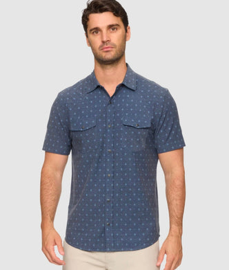 MARION SS SOUTHWEST PRINT OUTDOOR PERFORMANCE WESTERN SHIRT