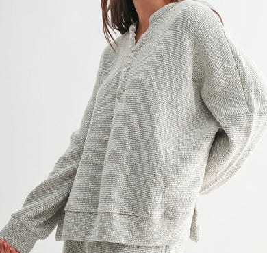 Marina Textured Cotton Blend Knit