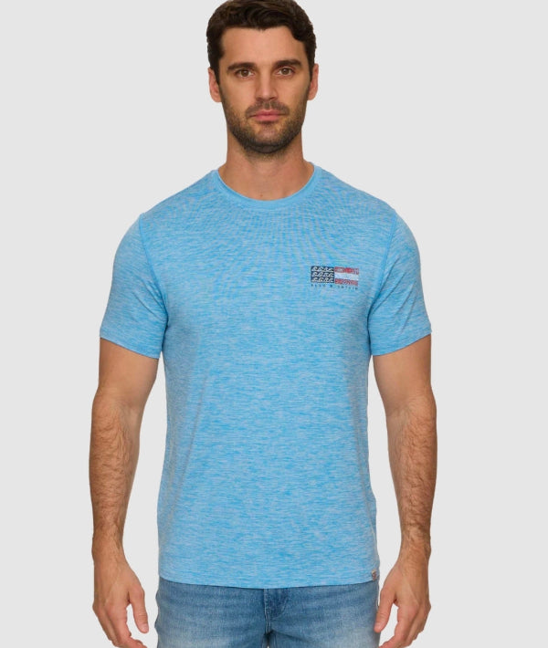 AMERICANA COASTAL FLAG PERFORMANCE SS TEE