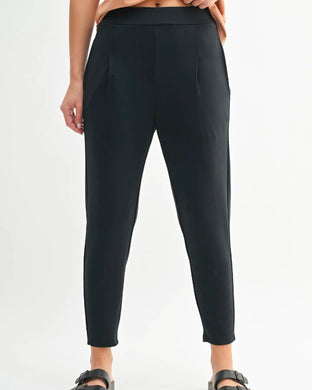 Laguna Pleated Scuba 7/8 Tailored Pant