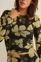 Taysha Ren Floral Mesh Top Sunnyside
