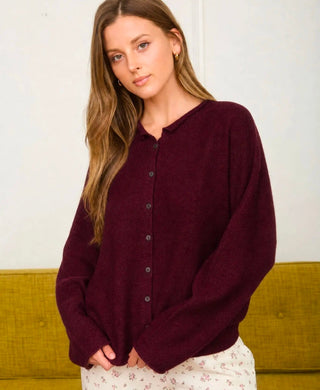 Lightweight Button Down Knit Cardigan