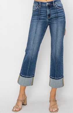 High Rise Straight Jeans