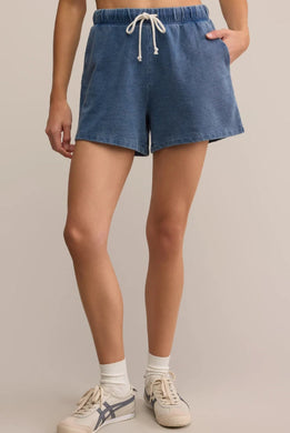 Hunter Knit Denim Short Vintage Indigo