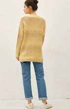 Tonal Gradient Oversized Wool Cardigan