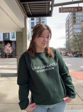 Custom Embroidered Sweatshirt, Custom City and State Shirt