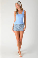 Reversible Scallop Edge Tank Top