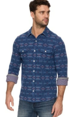 BAKER LS SOUTHWESTERN HERO KNIT FLANNEL