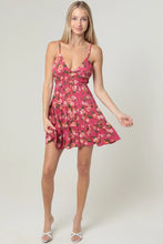 V Neck Open Tie Back Sundress