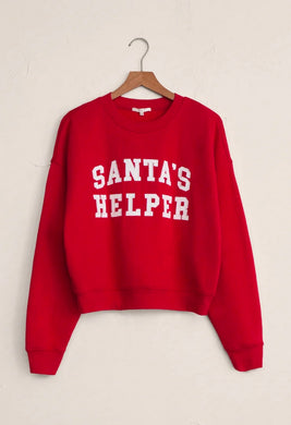 Holiday Sweatshirt Festive Red