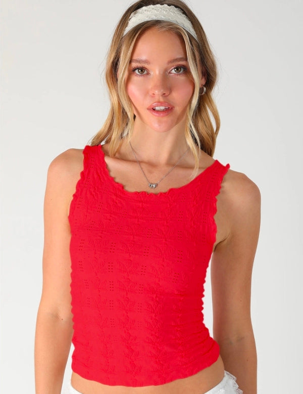 Floral Edge Top