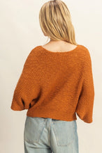 Boat Neck Knit Sweater