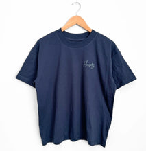 Howdy Unisex Boxy Tee - Denim