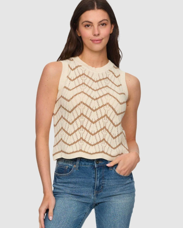 ELY CHEVRON SWEATER TANK