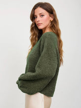 Long Sleeve Fuzzy Knit Pullover Sweater