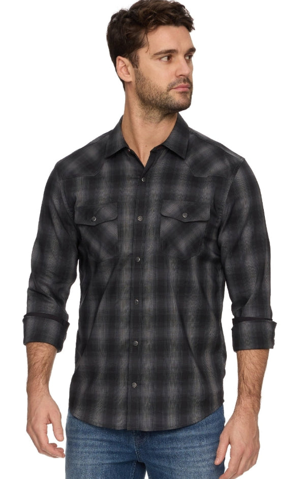 BLUFFS LS OUTDOOR PERFORMANCE WESTERN SHIRT