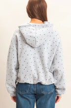Star Print Bubble Hoodie
