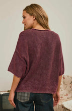 Washed Ribbed Short Sleeve Rolled Edge Cardigan