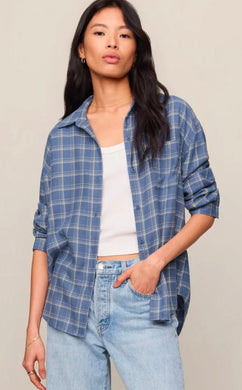 River Plaid Button Up