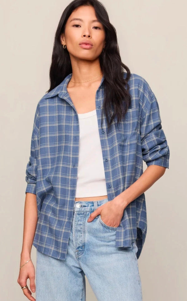 River Plaid Button Up