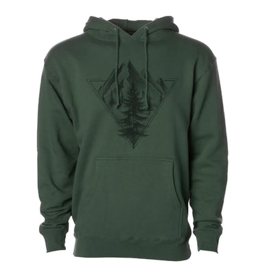 Triangle Mountain Men's/Unisex Hooded Sweatshirt