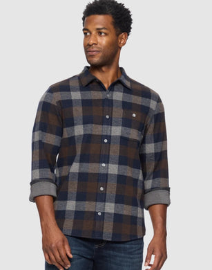 GILMER LS HERO KNIT FLANNEL SHIRT