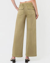 High Rise Elastic Drawstring Wb Baggy Wide Jeans