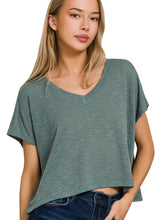 Hacci Slub V T Shirt