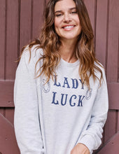 LADY LUCK GRAPHIC CREW SWEATSHIRT