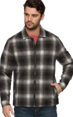 CASTELL PLAID FULL ZIP JACKET